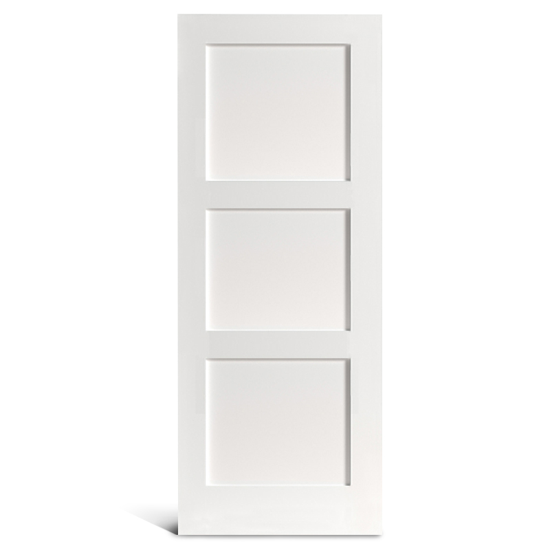 3 مربعات مسطحة مع باب شاكر عمودي