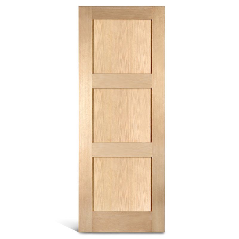 3 باب شاكر بلوط مسطح