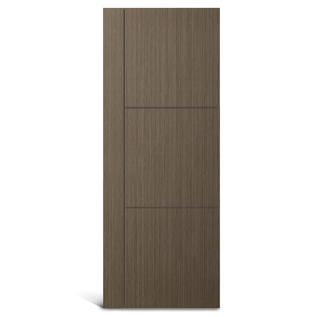 3 ألواح متساوية مع 1 باب عمودي مخدد PVC مصبوب