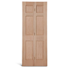 6 لوحة مربعة أعلى Oak Bifold Door
