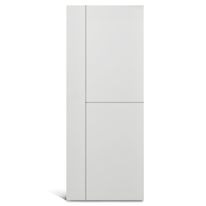 2 لوحة متساوية مع 1 باب عمودي مخدد PVC مصبوب