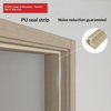 Oupai PVC باب خشبي MDF حاصل على شهادة CE Saso GOST-R