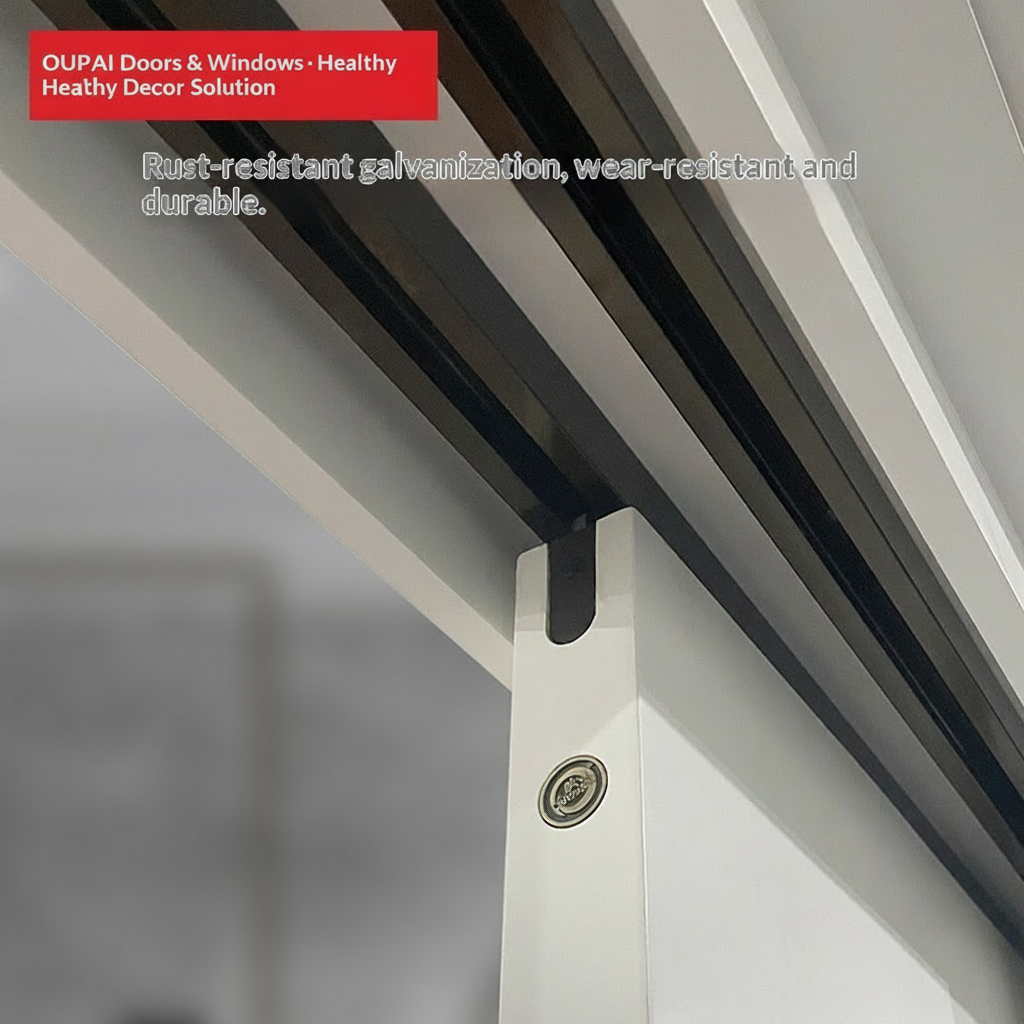 Oupai PVC باب خشبي MDF حاصل على شهادة CE Saso GOST-R