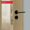 Oupai PVC باب خشبي MDF حاصل على شهادة CE Saso GOST-R