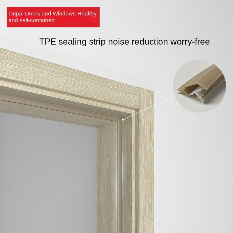 Oupai PVC باب خشبي MDF حاصل على شهادة CE Saso GOST-R