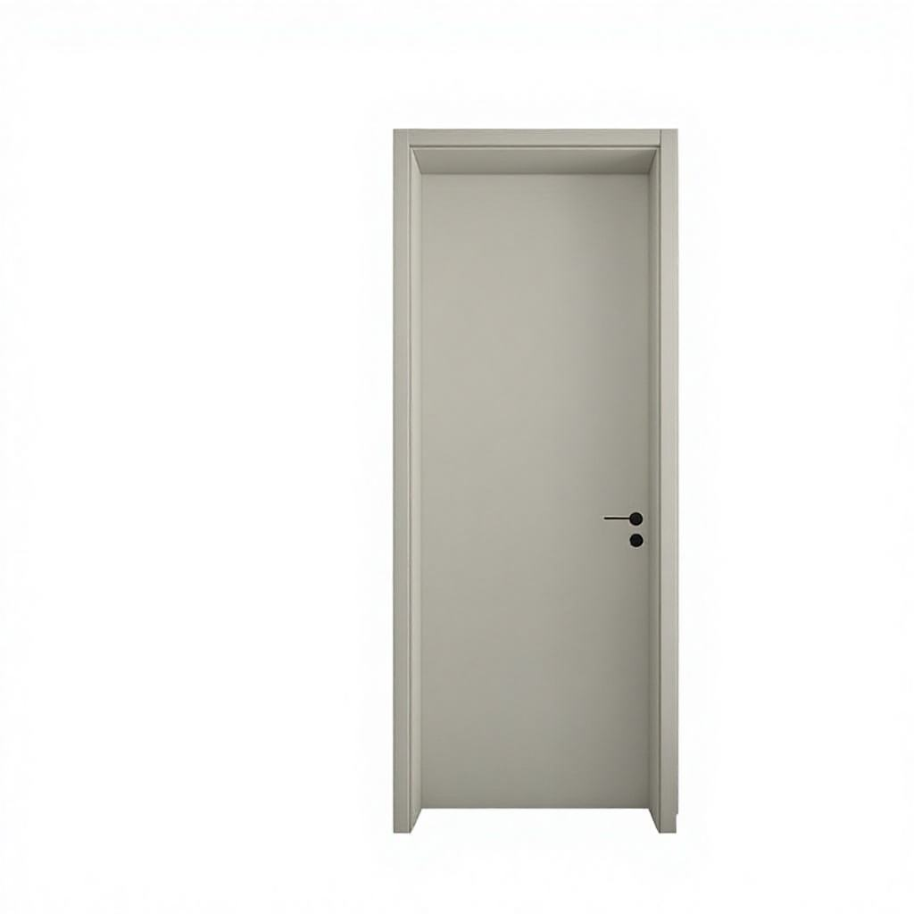 Oupai PVC باب خشبي MDF حاصل على شهادة CE Saso GOST-R