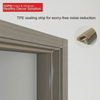 Oupai PVC باب خشبي MDF حاصل على شهادة CE Saso GOST-R